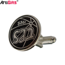 Customized Hot Sale united kingdom football club cuff link with velvet box